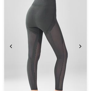 Fabletics green mesh leggings (barely worn)